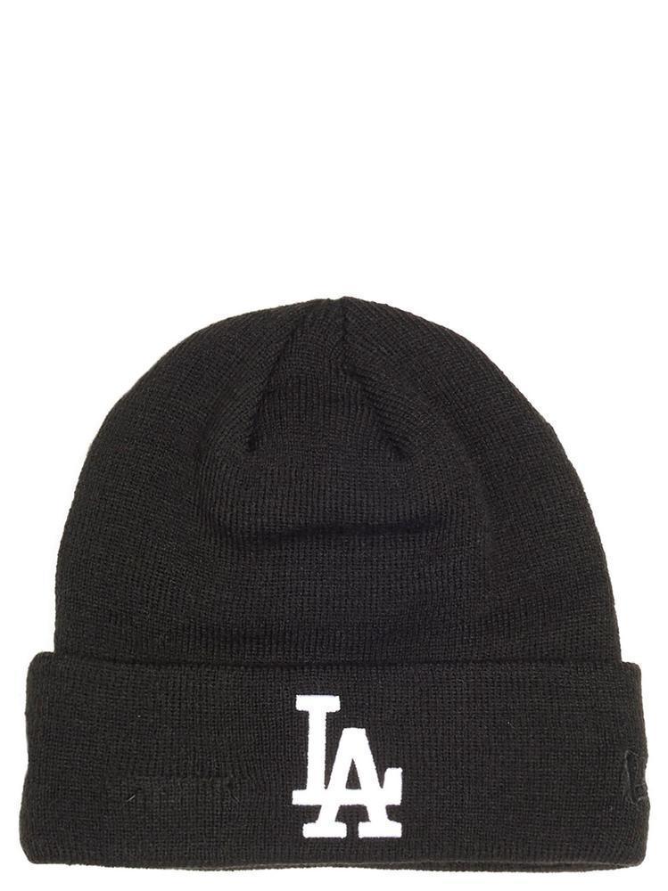 black dodgers beanie