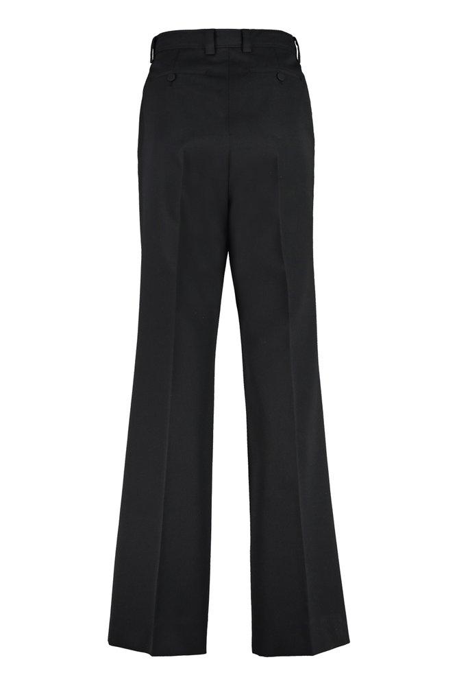 STELLA MCCARTNEY Cropped stretch-twill flared pants