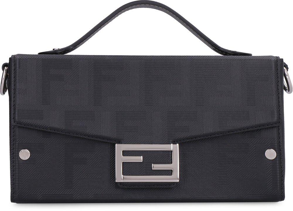 Fendi Baguette Soft Trunk Bag in Grey for Men Lyst UK