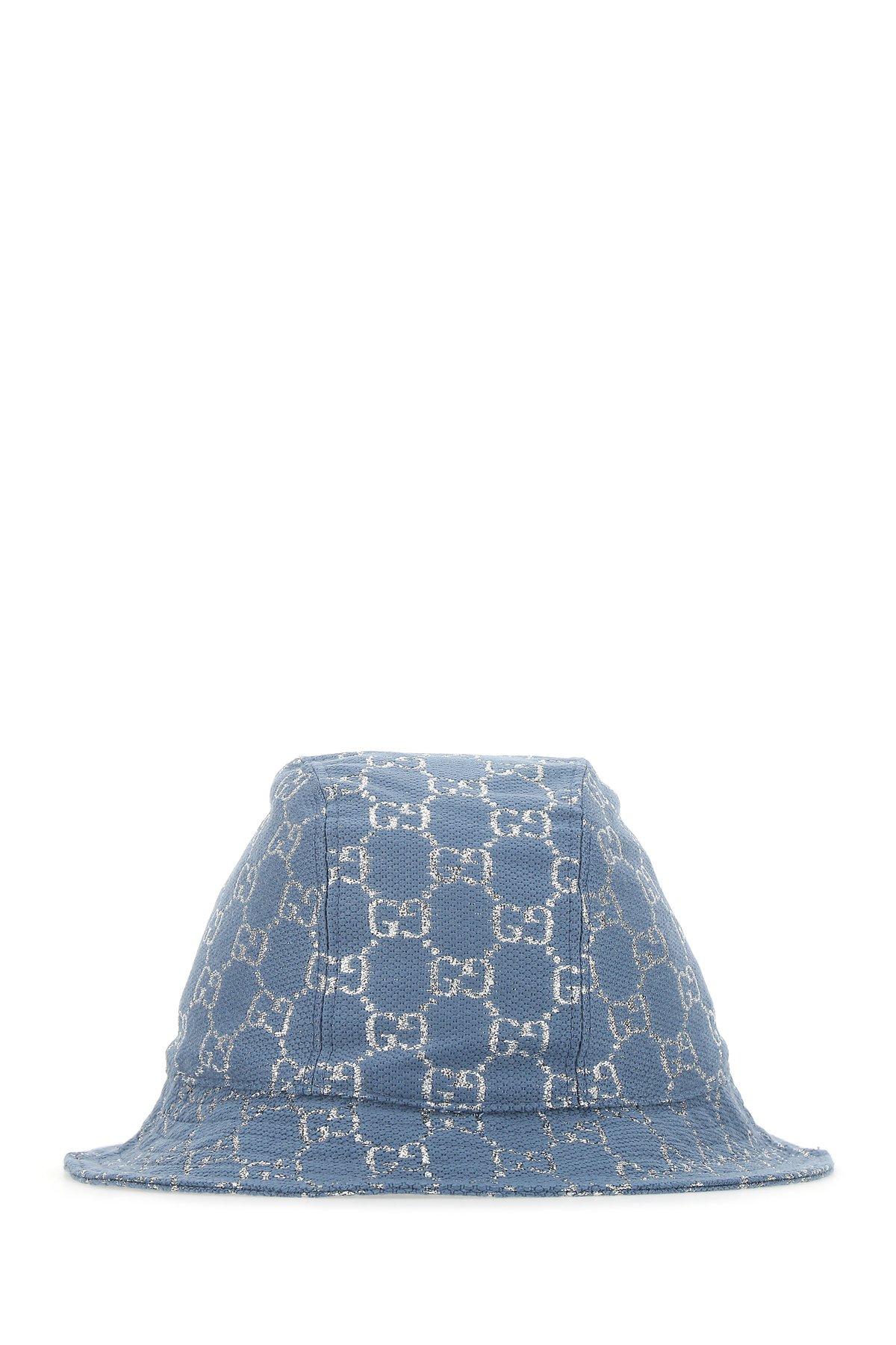 Blue gucci bucket hat hot sale