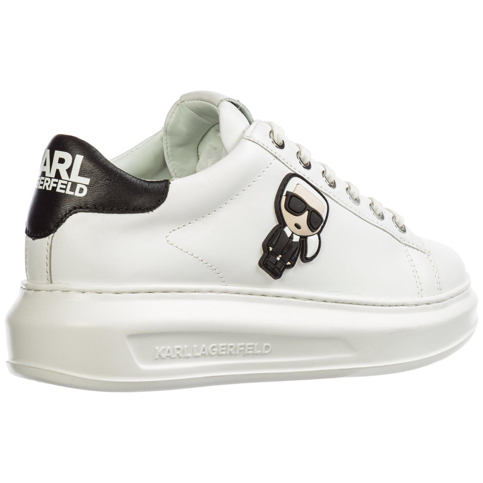 Karl Lagerfeld Leather K/ikonik Kapri Sneakers in White - Lyst