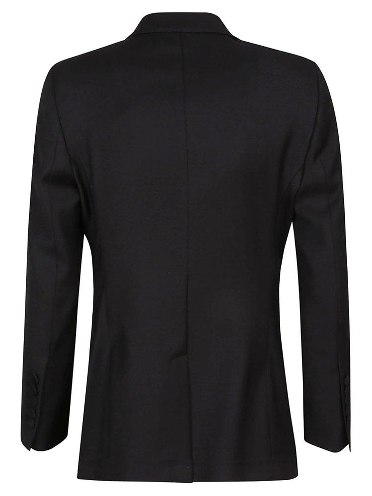 ジャケット SAULINA AGNESE - Two-button viscose blend blazer (SA9123 1) saulina-Black-Classic-Blazer-