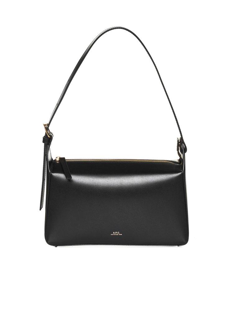A.P.C. Virginie Baguette Leather Bag in Black Lyst Canada