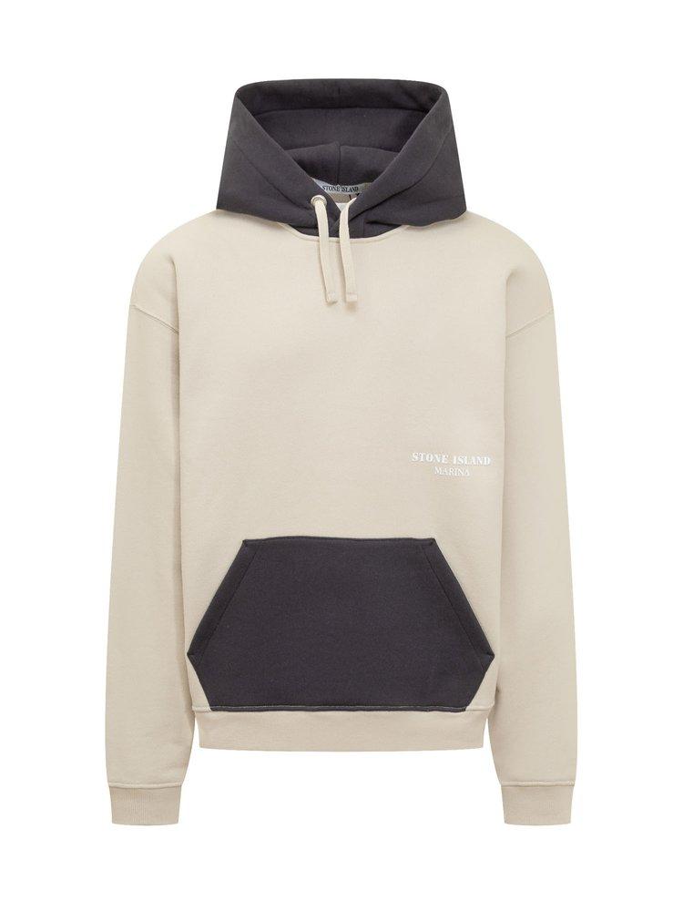 Stone island shop drawstring hoodie
