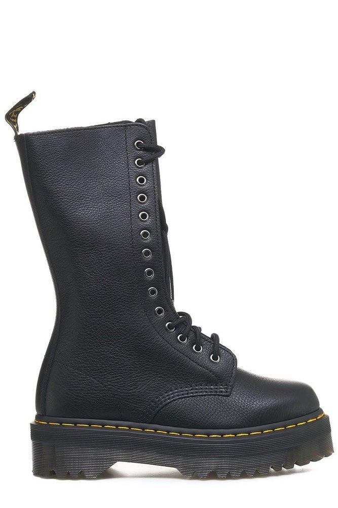 Dr. Martens 1B99 Mid Calf Lace Up Boots in Black Lyst UK
