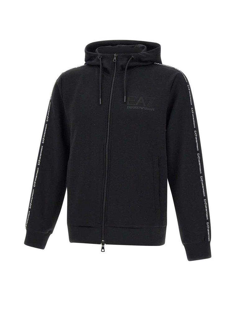 Ea7 tape hoodie deals