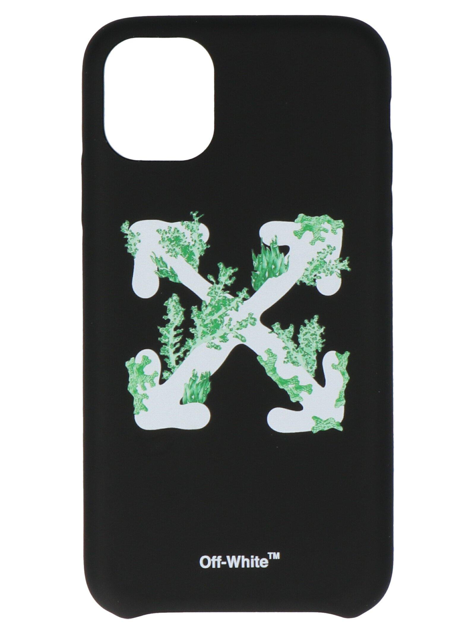 Off White C O Virgil Abloh Corals Print Iphone 11 Case In Black Lyst