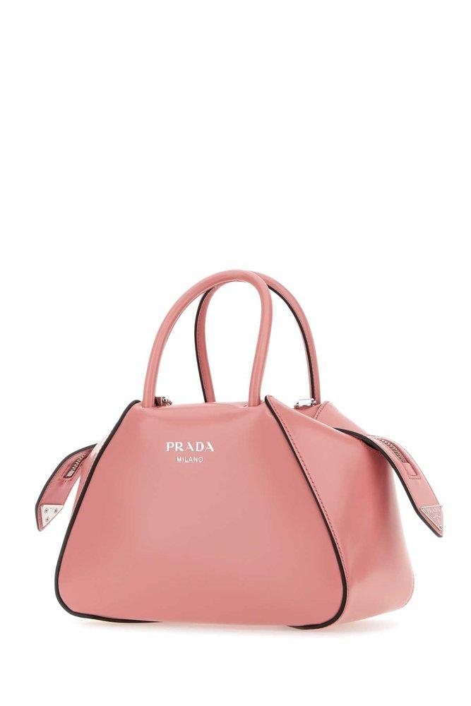 Prada Pink Leather Handbag | Lyst