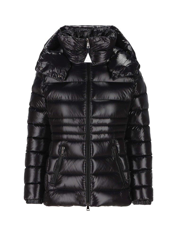 Moncler puffer logo patch jacket discount