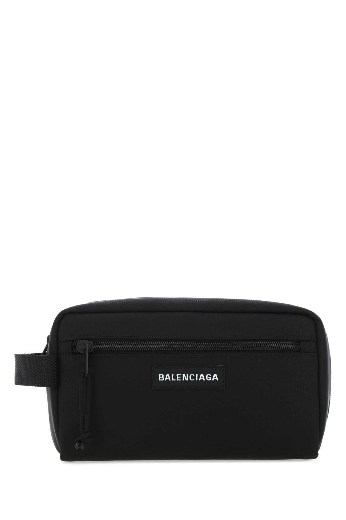 Balenciaga Explorer Toiletry Pouch in Black for Men | Lyst