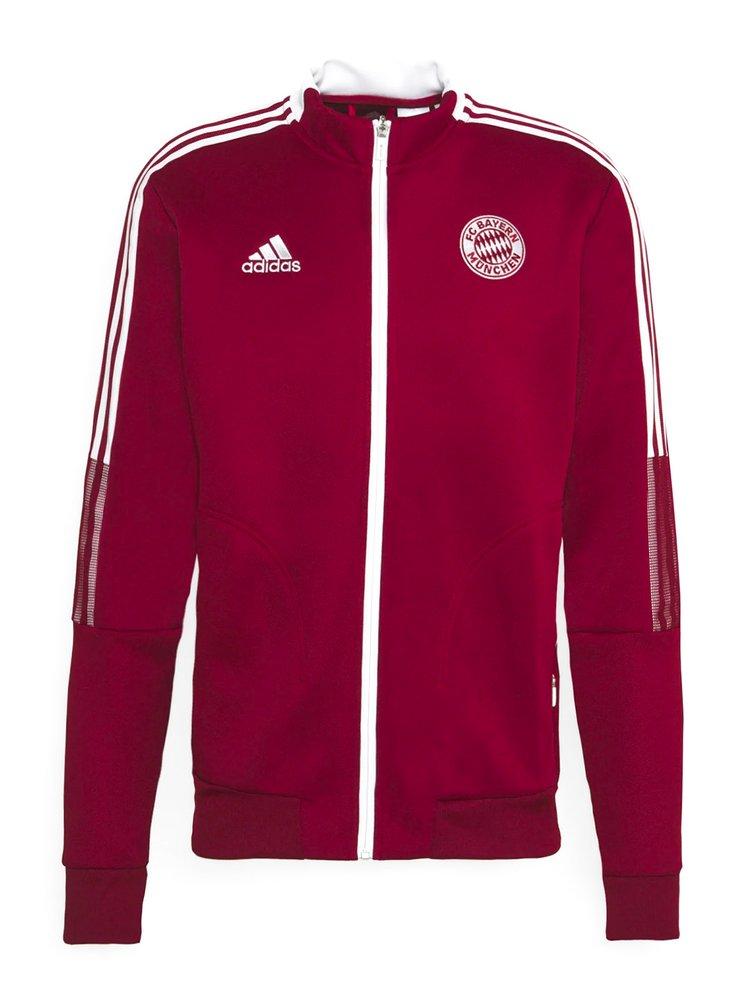adidas Fc Bayern Tiro Anthem Zip-up Jacket in Red for Men | Lyst