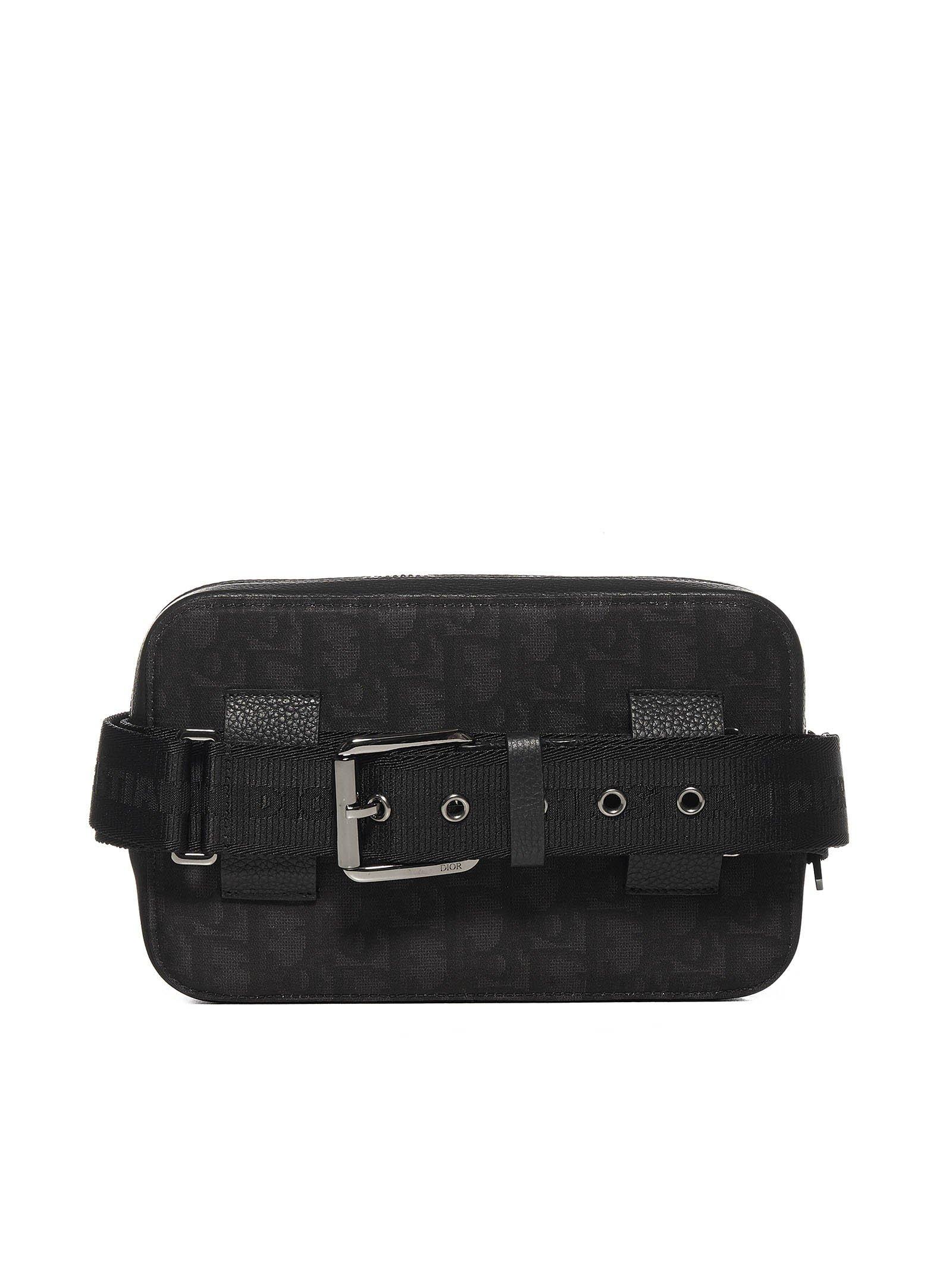 Dior Oblique Pixel Belt Pouch in Black for Men