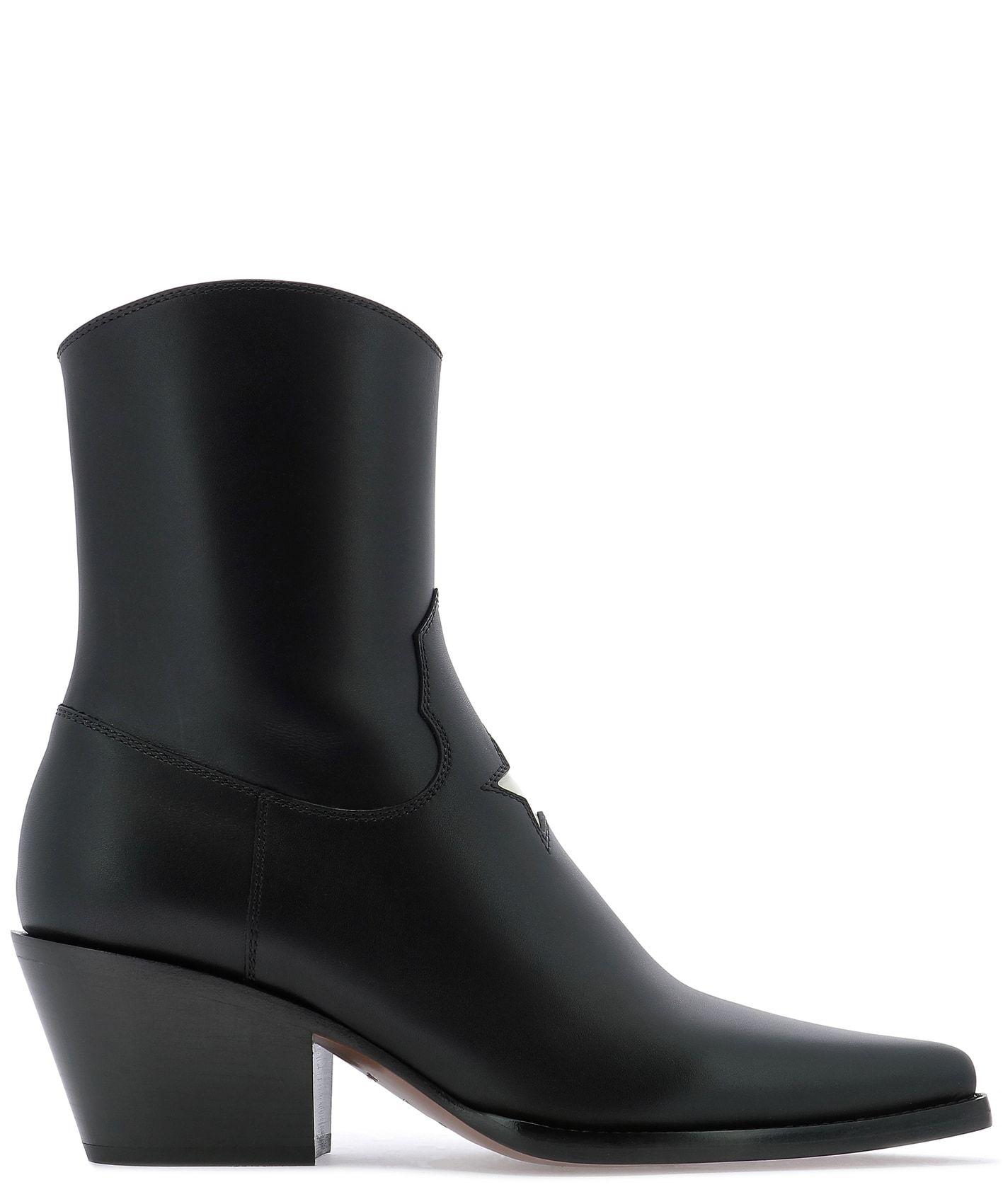 Dior L.a. Star Detail Ankle Boots in Black | Lyst