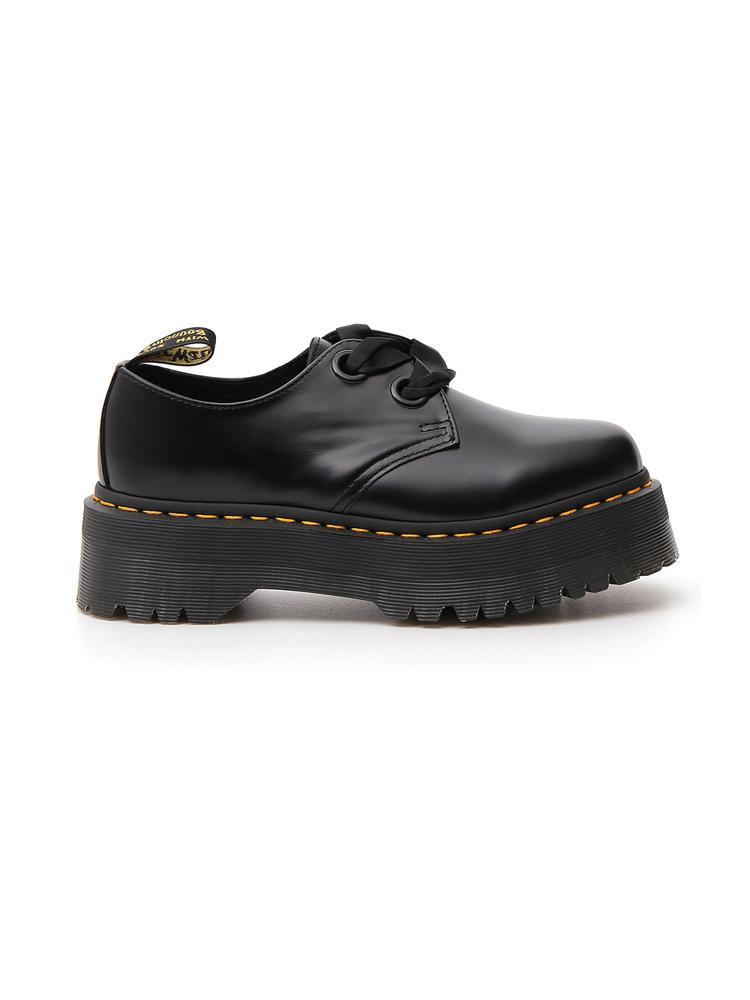 Dr. Martens Leather 1461 Quad Platform Shoes in Black - Save 53% - Lyst