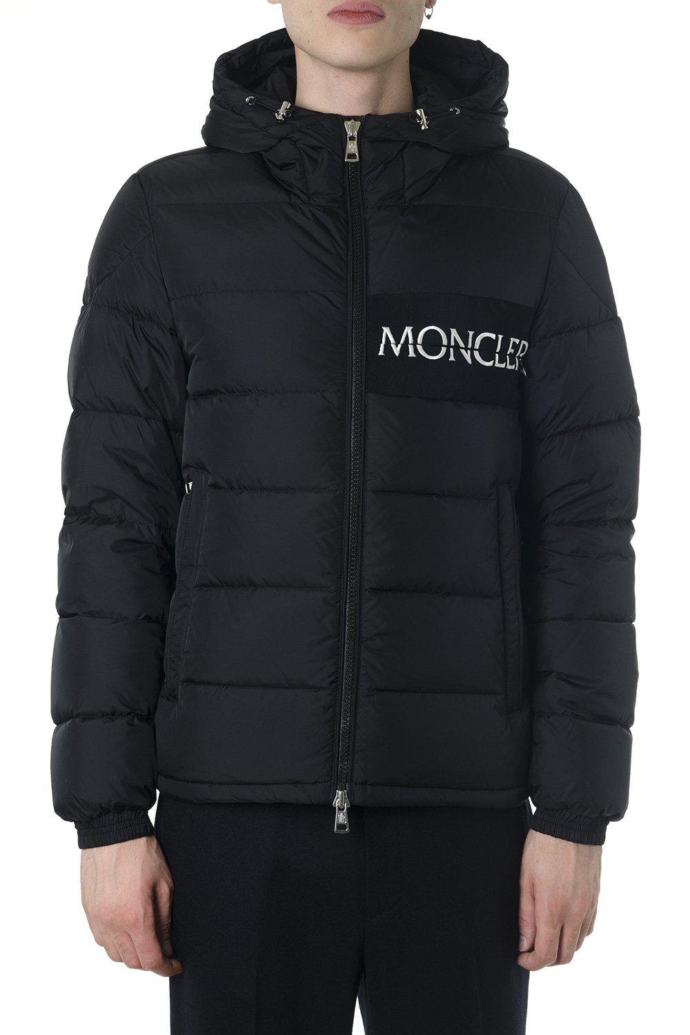 moncler black down aiton jacket