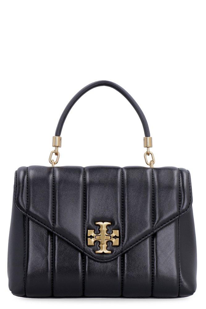 Tory Burch Kira Quilted Foldover Tote Bag in Black | Lyst Australia