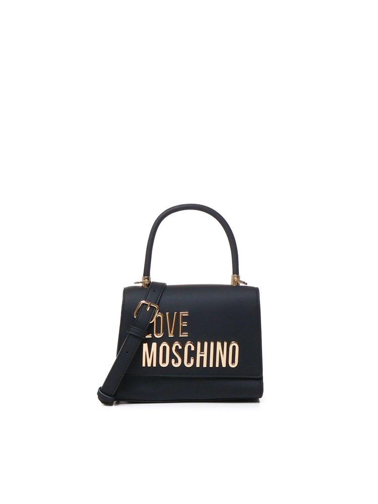 Love moschino classic logo top handle bag hotsell