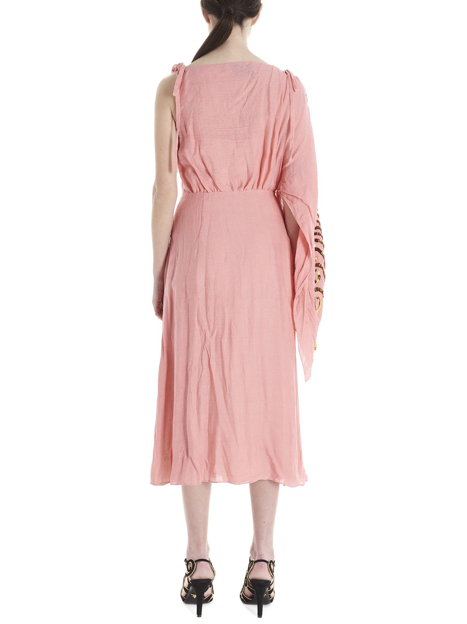 prada pink gown