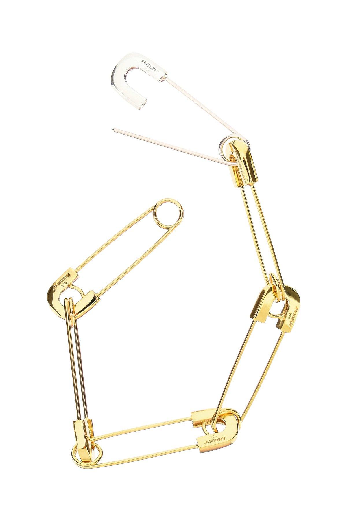 Ambush Safety Pin Link Bracelet in Metallic for Men | Lyst Ambush Safety Pin Link Bracelet in Metallic for Men | Lyst