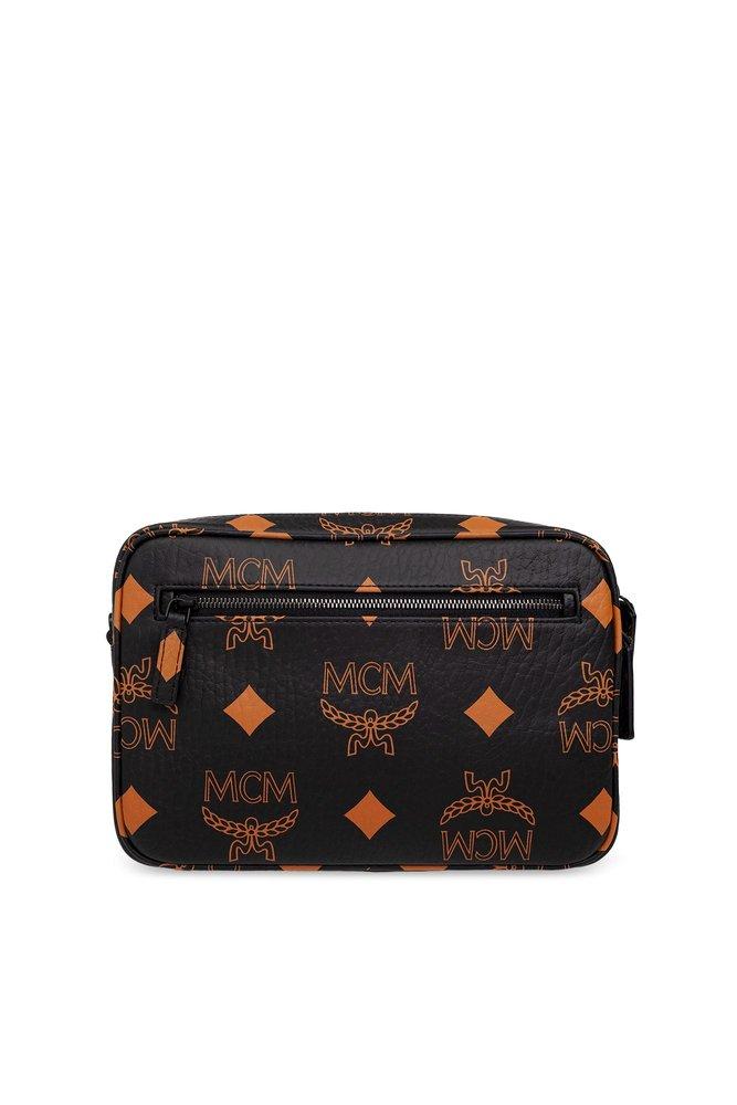 MCM, Bags, Mcm Visetos Leather Boston Bag 25cm