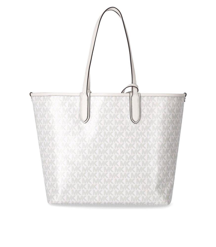 Michael Kors Eliza Shopping Bag in White | Lyst