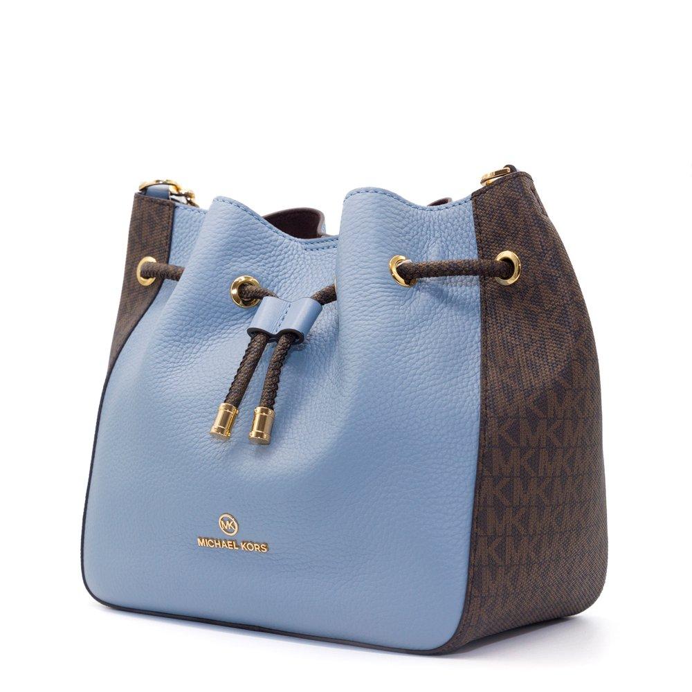  MICHAEL Michael Kors Signature Phoebe Medium Bucket Messenger  Bag (Luggage) : Clothing, Shoes & Jewelry