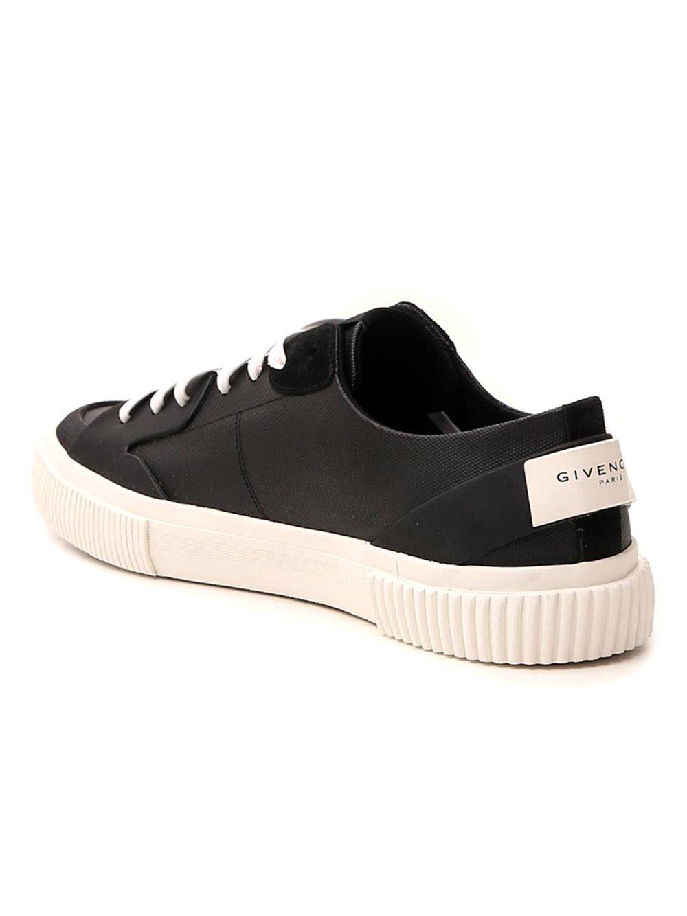 givenchy chain tennis light low sneakers in canvas