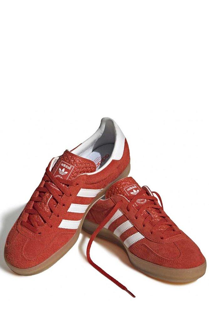 adidas Originals Gazelle Indoor Lace-up Sneakers in Red | Lyst