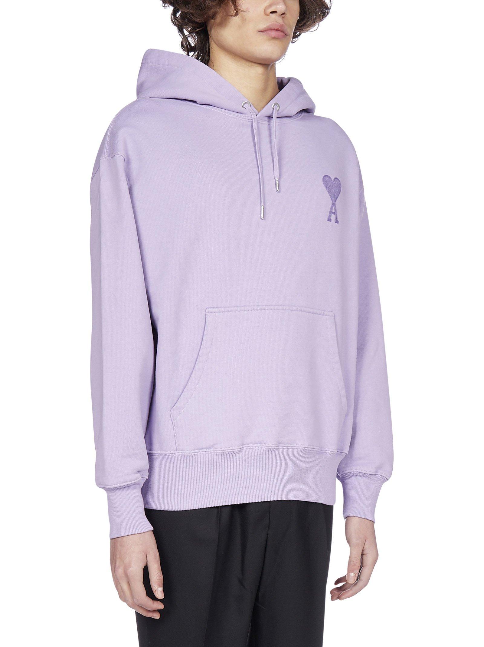 ami purple sweatshirt
