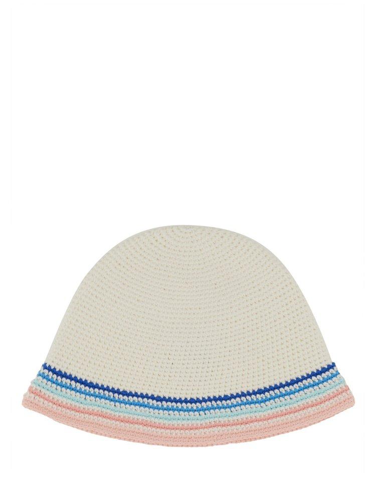 Casablanca STRIPED CROCHET HAT カサブランカ Casablanca STRIPED CROCHET HAT カサブランカ Stripe Crochet