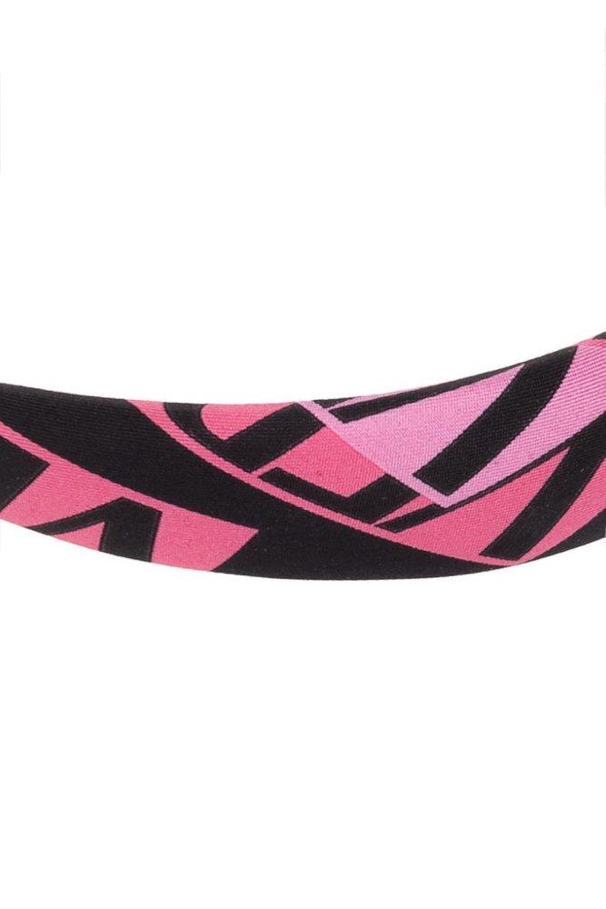 Versace Allover Logo Printed Headband in Red | Lyst