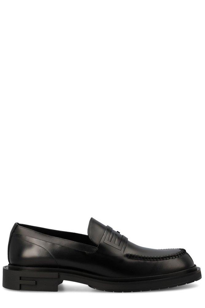 Fendi Frame Loafers in Black for Men | Lyst