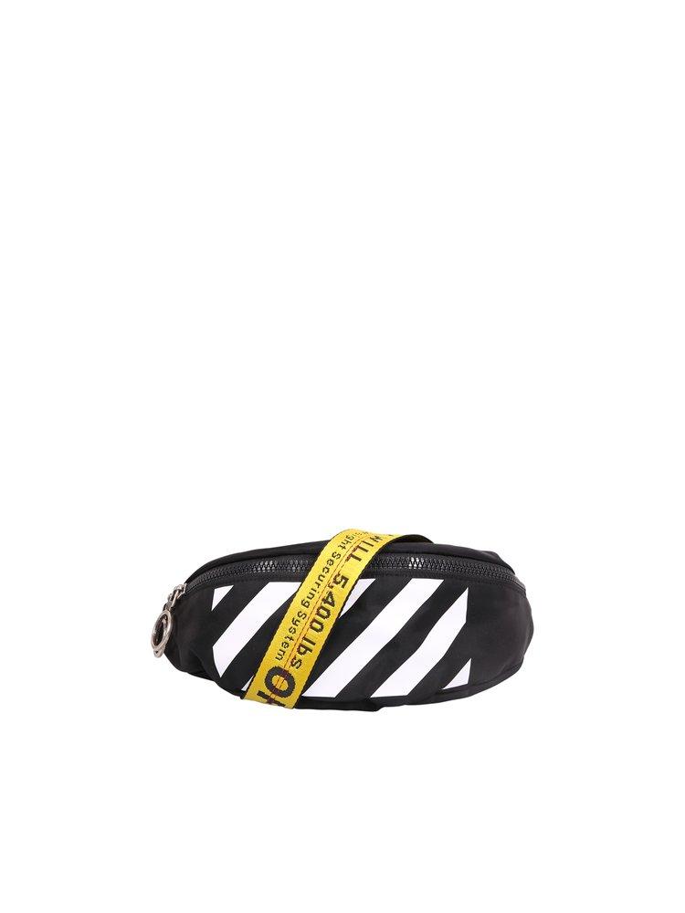 Off-White c/o Virgil Abloh Black Binder Clip Bag for Men