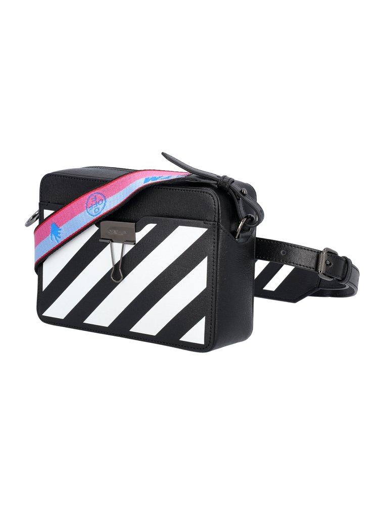 Off-White Black, Pattern Print c/o Virgil Abloh Diag Camera Bag