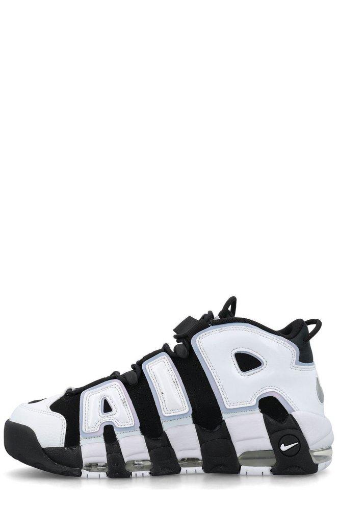 Nike Air More Uptempo 96 Lace-up Sneakers in Black | Lyst