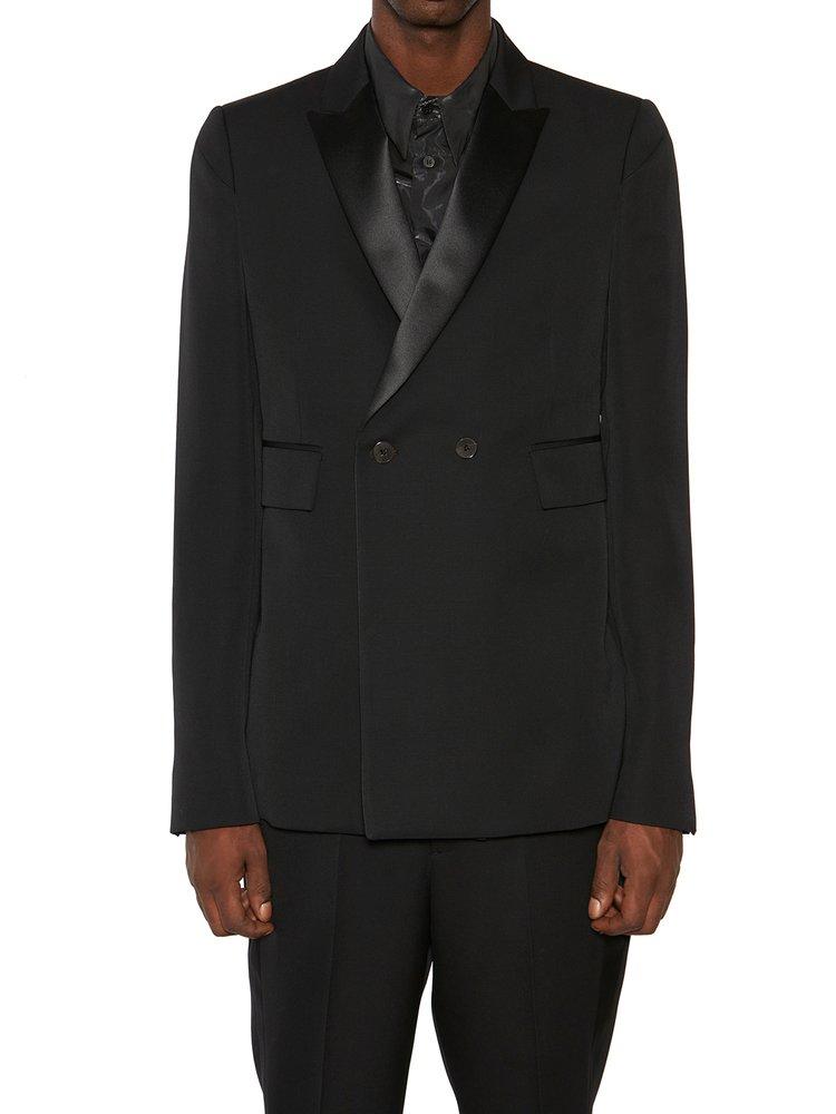 ジャケット SAPIO Double breast blazer jacket SAPIO double-breasted wool-cotton Blazer | Black | FARFETCH BH