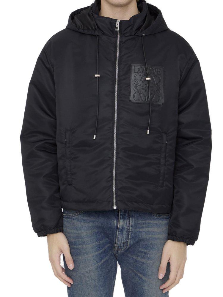 Anagram padded twill jacket in black - Loewe