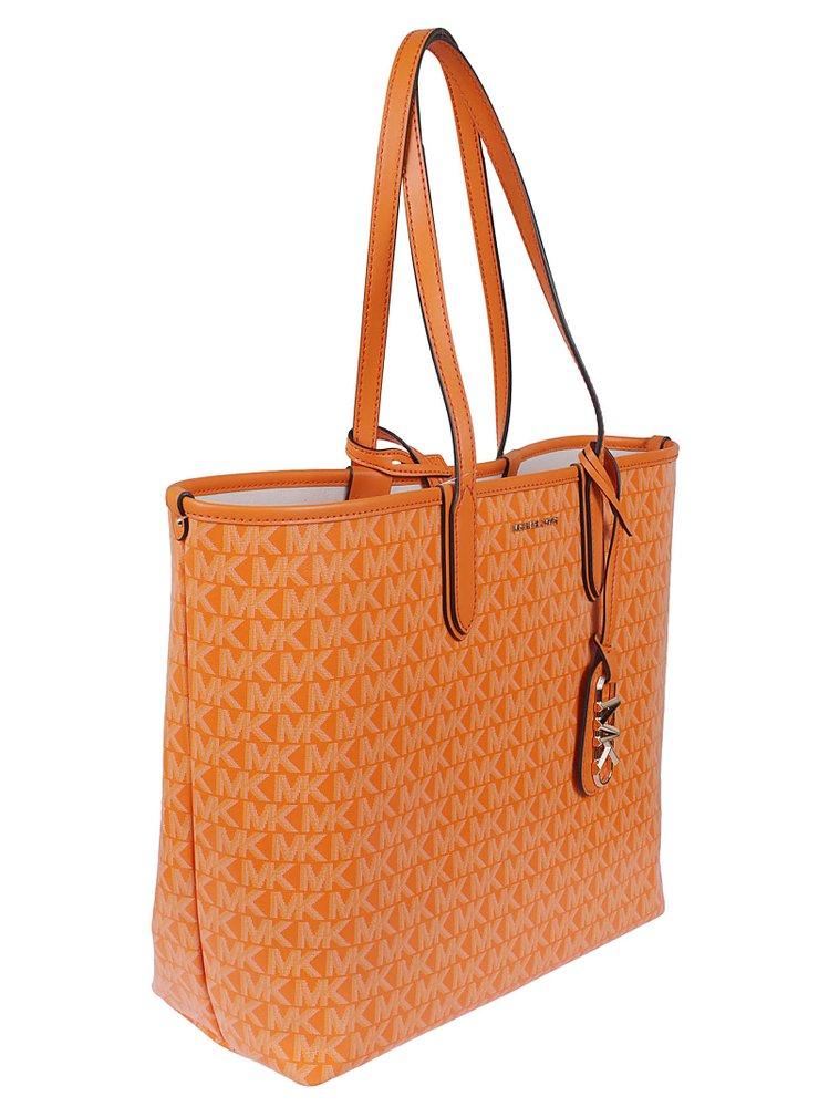 Michael Kors - Women's logo-print Tote Bag - Orange - Canvas