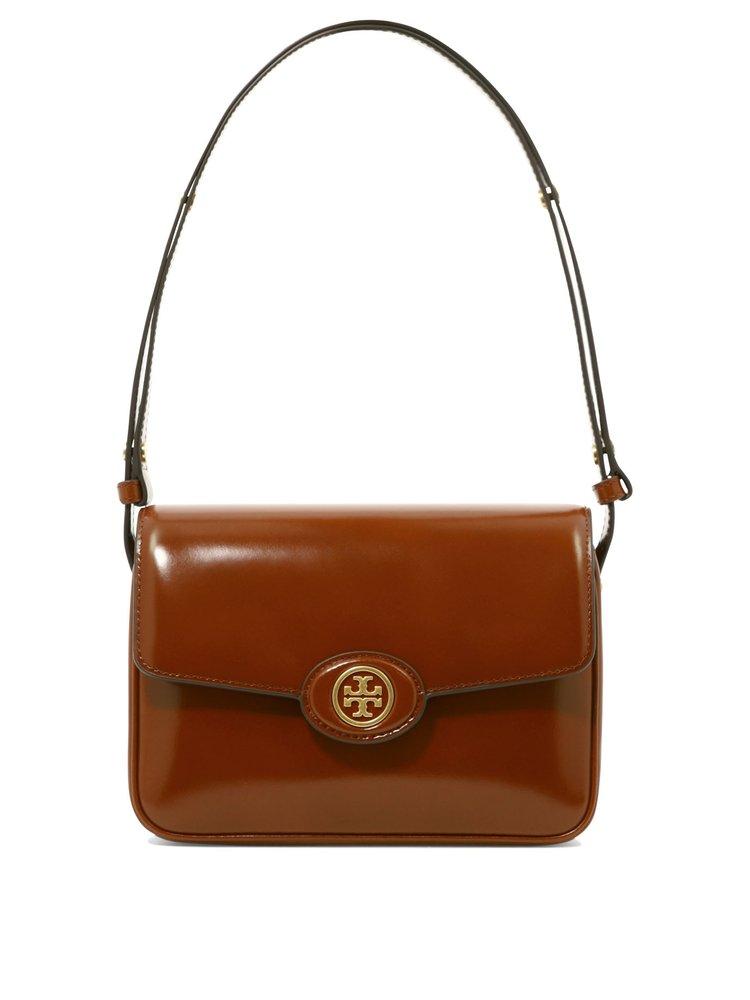 Tory Burch "robinson" Shoulder Bag in Brown Lyst