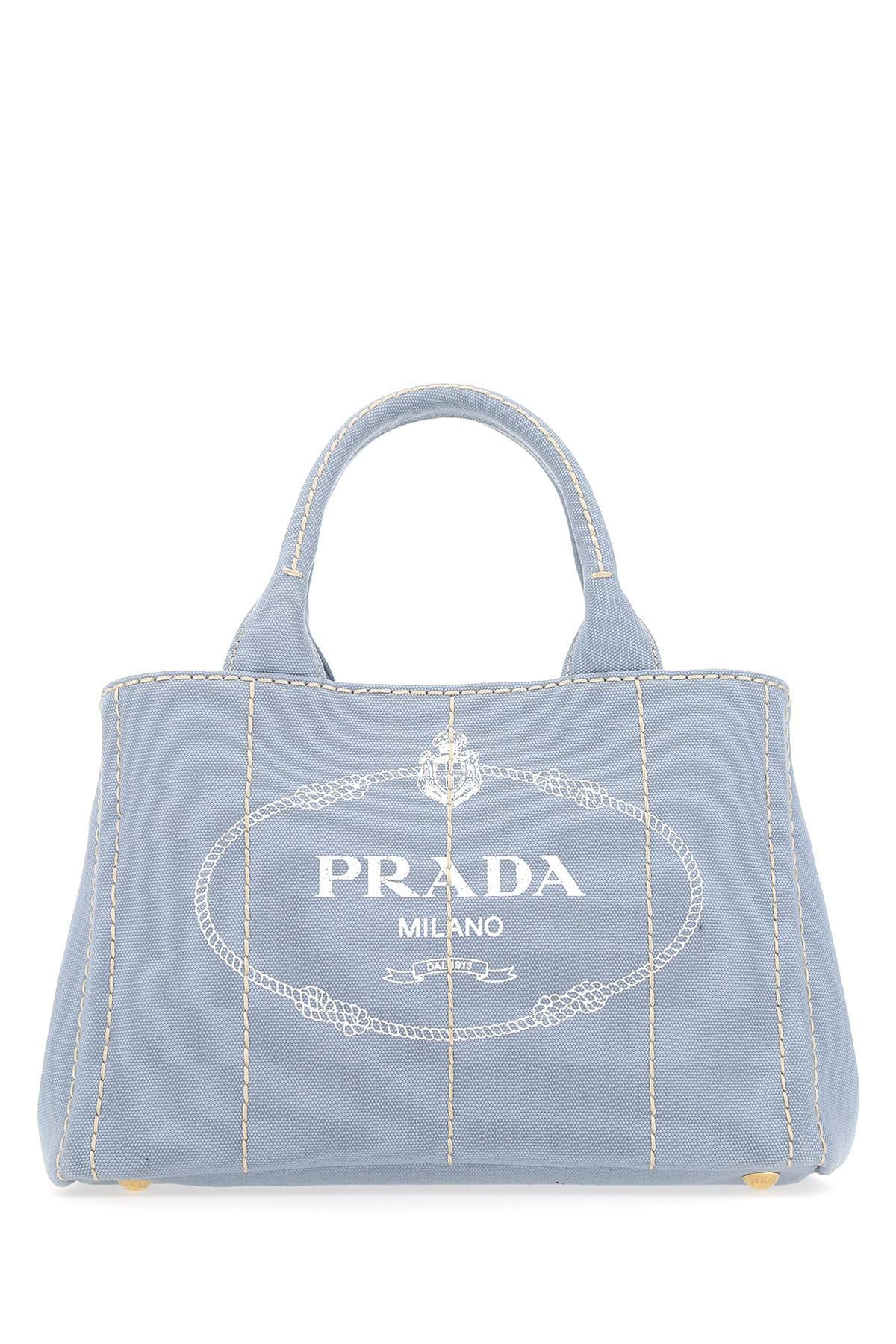 prada blue tote