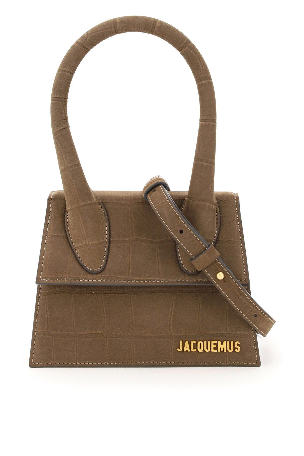 Jacquemus Leather Le Chiquito Moyen Handbag in Beige (Brown) - Lyst