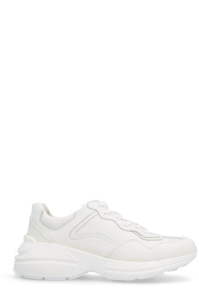Gucci Low Top Lace-up Sneakers in White for Men | Lyst