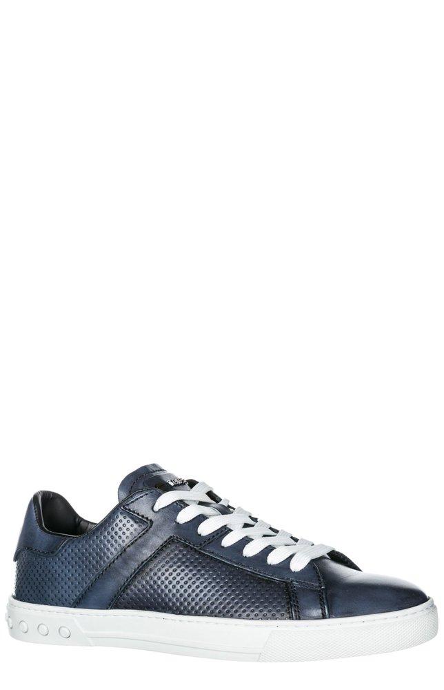 Tod's Shoes Leather Trainers Sneakers in Blue for Men - Save 27% | Lyst