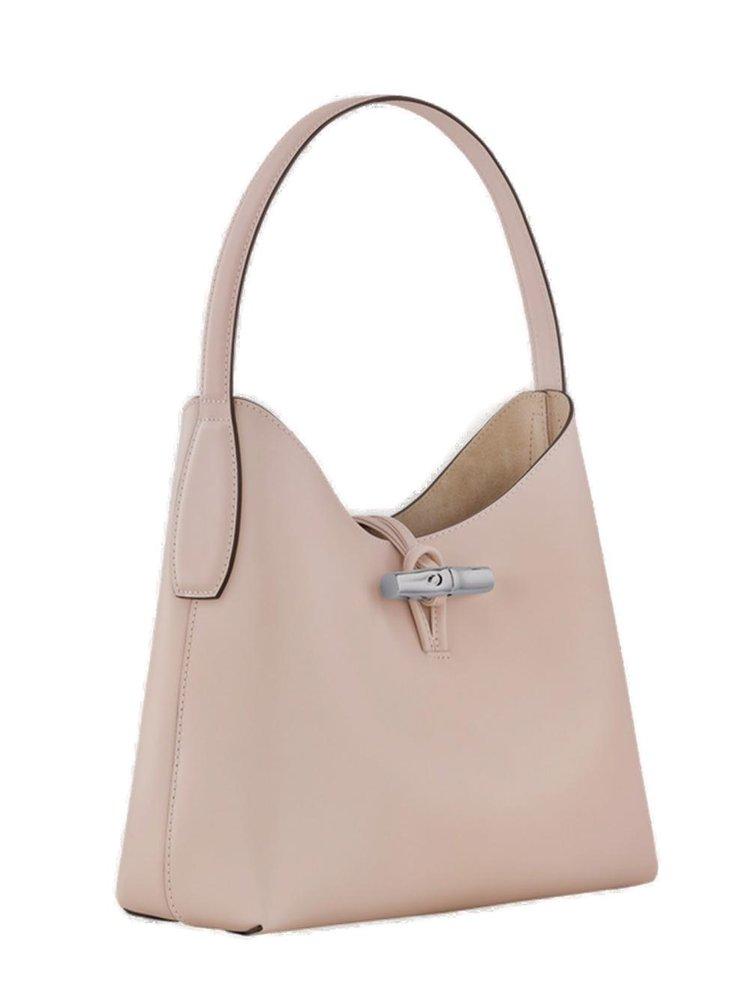 Longchamp `roseau` Medium Hobo Bag in Brown