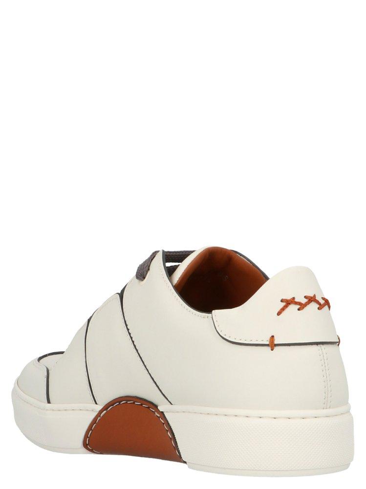 Zegna Tiziano Low-top Sneakers in White for Men | Lyst