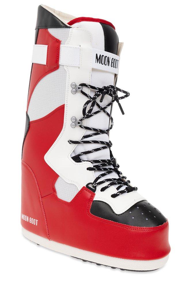 Moon Boot 'sneaker Hi' Snow Boots in Red for Men | Lyst