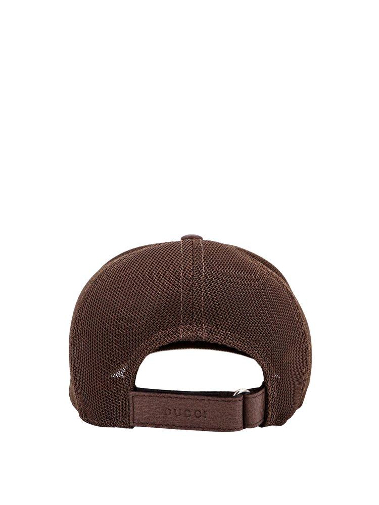 Gucci Kids GG Supreme cap - Brown