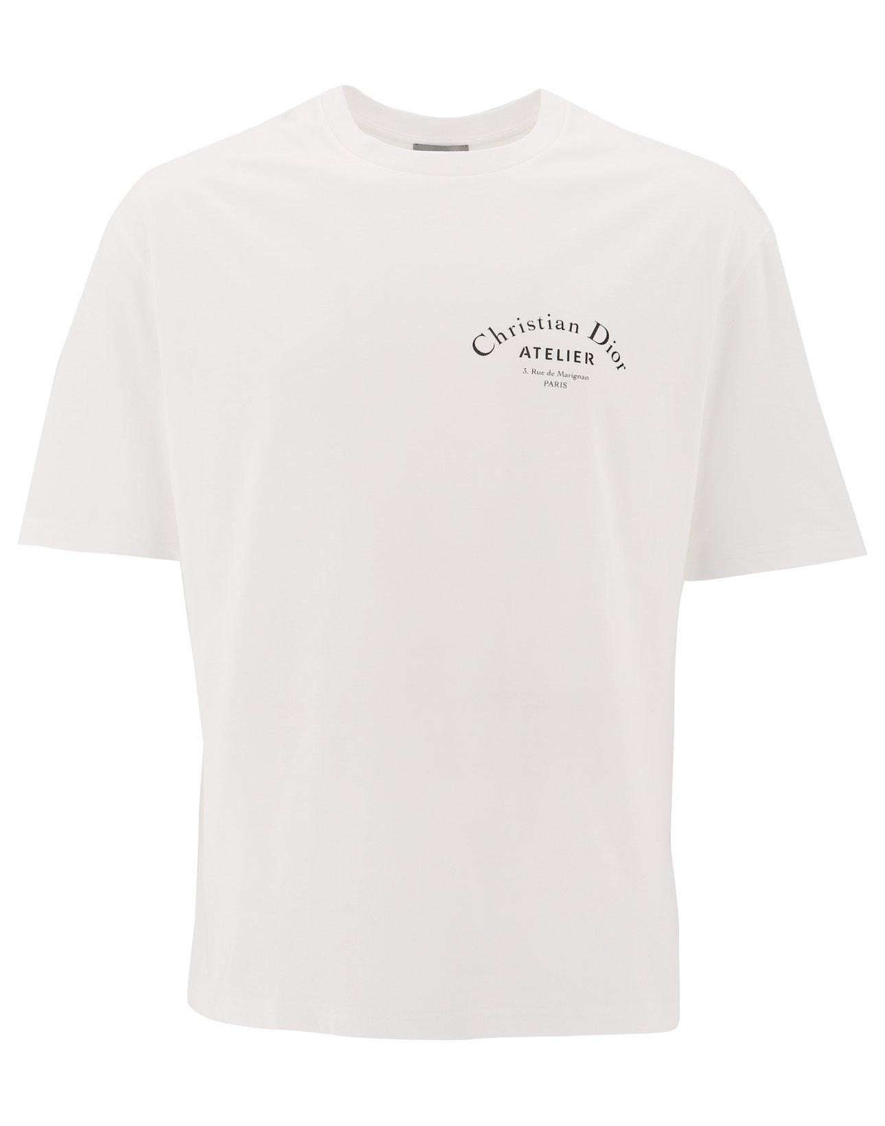 Dior Homme Christian Dior Atelier T-shirt in White for Men | Lyst