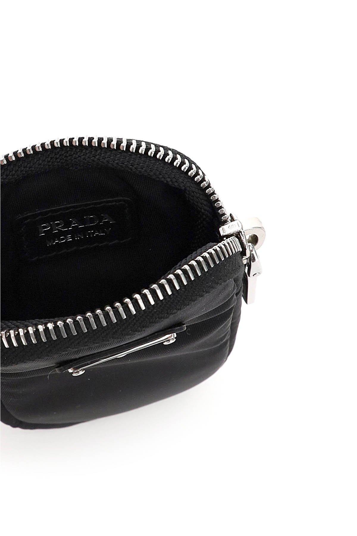 Prada Mini Pouch With Shoulder Strap in Black | Lyst UK