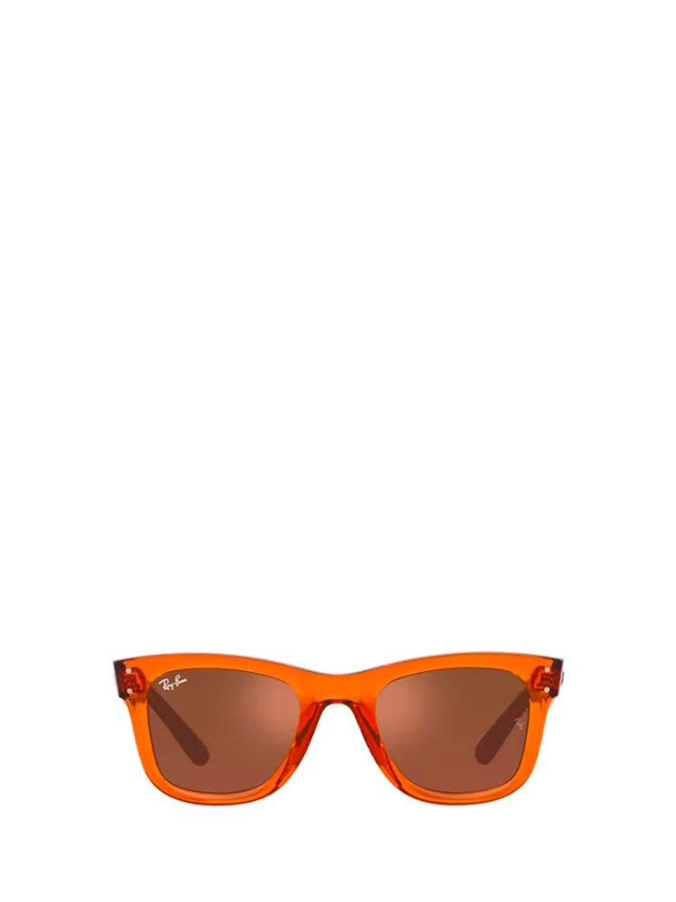 Ray-Ban Wayfarer Reverse Sunglasses in Orange | Lyst